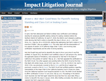 Tablet Screenshot of impactlitigation.com